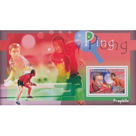 Guinea miniature sheet 1001 (complete. issue) unmounted mint/never hinged ** MNH 2006 Table Tennis (Stamps for collectors) Tennis/Tabletennis