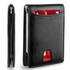 Slim RFID Card Holder Wallet for Business and Travel –