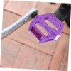 YARNOW 1 Pair Purple Bike Pedals Lightweight Nonskid Boys and