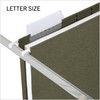 Island Hanging File Folder 1/5 Cut, Letter Size, Standard Green,