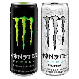 Monster 355ml Green 20 cans + Ultra 20 cans Total 40 cans (31354537) / 몬스터 355ml 그린 20캔 + 울트라 20캔 총40캔 (31354537)