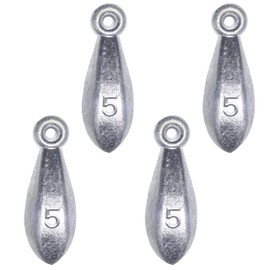 Bank Sinkers Fishing Weights Sinkers Bullet Weights for Surf Fishing Pier Fishing Bank Fishing Saltwater Fishing Gear 1oz to 8oz