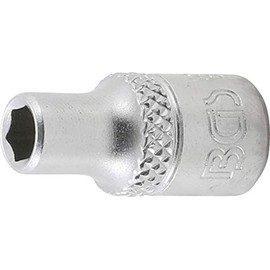 BGS 10651 | Socket, Hexagon | 6.3 mm (1/4") Drive | 3/16"