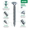 SPAX Universal Screw, 4 x 40 mm, Pack of 180,