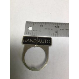 Unbranded Legend Name Plate For Control Button Switch “ HAND / AUTO ”