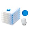 Owfeel 16 Pack Travel Vacuum Bags With Wireless Pump, Portable