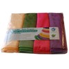 Plush Microfiber Towels/WASHCLOTHS, Ultra Soft Thick (Purple, Pink, Green, Yellow)