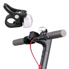 E Scooter Bell Louder Sound, Bicycle Bell Mini Bicycle Bell Bike Horn Ebike Accessories Cycle Torch Loudr Bike Bell Aluminum Alloy Cycling Handlebar Bell Horn with Folding Hook Bike Bells for Adults