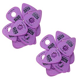 Everly Star Guitar Picks 24 Picks 1.14mm Purple (3001P_12)