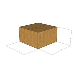 E1 Packaging 7" x 7" x 4 1/2" Corrugated Boxes 32 ECT (Pack of 5-7x7x4 1/2) | Quality Moving Boxes. Great for Shipping Boxes for Business, Office or Home.
