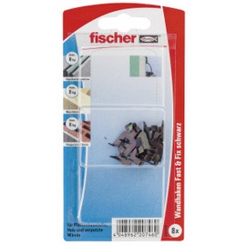 fischer 531114 self-service card, contents: 8 x Fast & Fix black