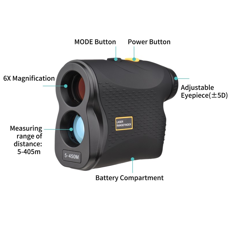Laser Distance Measure Hunting Range Finder Laser Rangefinder for Hunting