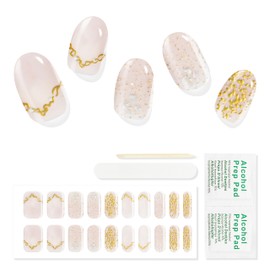 Topforce Gel Nail Seal, Curing Type (20 Pieces) Nail Seal, Curing Type, Gel Nail Seal, For Hand, Just Stick, Long Lasting, Gel Nail Seal, Cured Nail, Popular Design, Easy Off