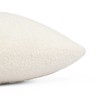 Highams 2 x Boucle Teddy Fleece Cushion Covers Fluffy Warm
