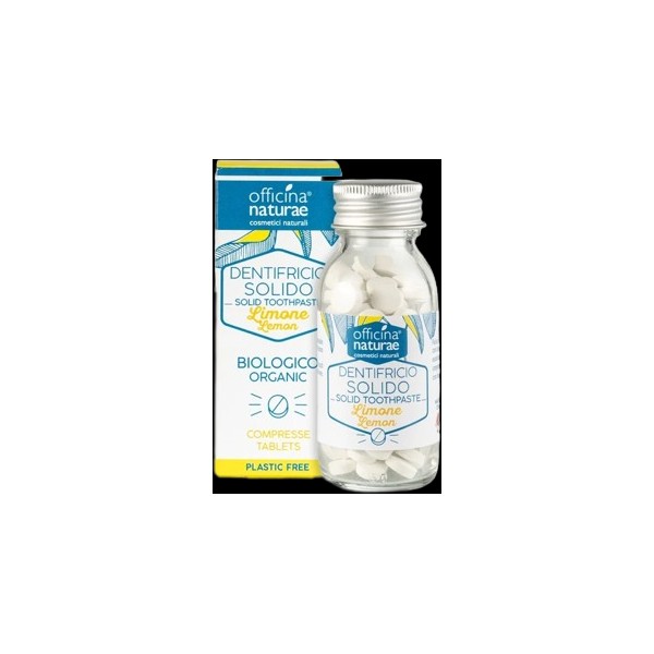 Officina Naturae Solid Toothpaste Tablets, Lemon