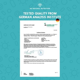 N2 Natural Nutrition Probiotics & Prebiotics Supplement | 40 Billion CFU with 6 Potent Strains | Supports Digestive & Immune Health | Vegan Chlorophyll Capsules | 60 Capsules | Non-GMO & Gut-Friendly Formula