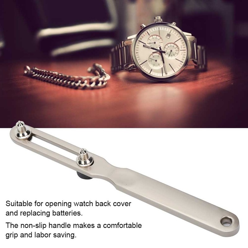 Professional Adjustable Watch Back Case Opener Cover Repair Wrench Remover