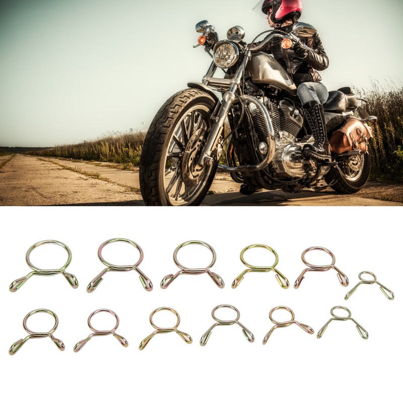 420pcs Fuel Line Spring Wire Clips 10‑Size 5‑14mm Air Tube