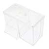 Healvian Cotton Pad Storage Case Compartment Container for Organizing Cotton