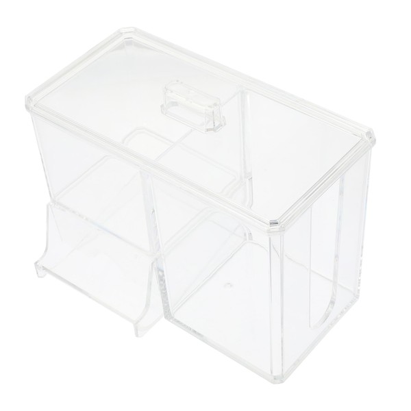 Healvian Cotton Pad Storage Case Compartment Container for Organizing Cotton