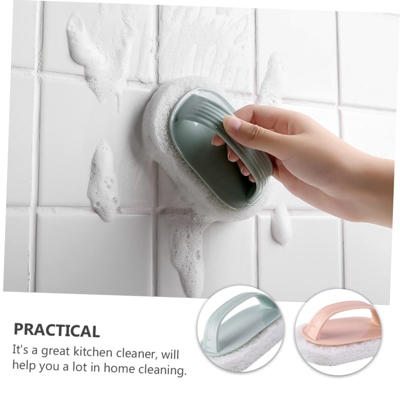 CHILDWEET 4 Pcs Cleaning Brush Versatile Decontamination Sponge Brushes for