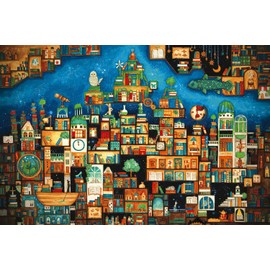 Epoch Company 1000 Piece Jigsaw Puzzle, Noriko Nishimura Forgotten Book Kingdom, 19.7 x 29.5 inches (50 x 75 cm)