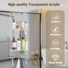 Nynelly Over The Door Shower Caddy, Acrylic Shower Caddy Shelf