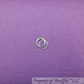 Signature BonEful Fabric FQ Cotton Quilt Woven FLANNEL Purple Pastel Tonal SOLID Baby Girl