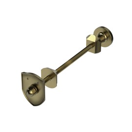 Vancoco Brass Radiator Wall Stay Vintage Cast Iron Wall Stay Bracket Round Base Column Radiator Wall Stay Bracket for Heating System (Antique Brass)