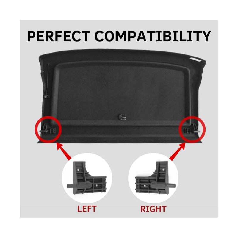 Ricreo Replacement Boot Cover Hinge Compatible with Tiguan, T-Cross, T-ROC,