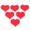 100Pcs Wood Slices HandMade Red HeartShaped Pendant Crafts DIY Wedding