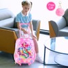 TXHVO 18" Girls Luggage, Kids Carry on Suitcase With Wheels,