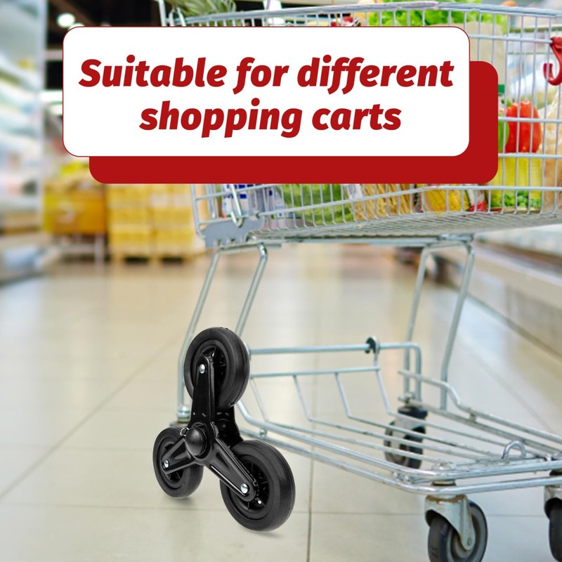 VINTORKY Stair Climbing Wheel Accessories - Heavy Duty Triangle Wheels
