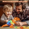 MONSTERBOKER 𝟭𝟭” Wooden Dinosaur Puzzle 𝟭+ Year Old Boy Girl