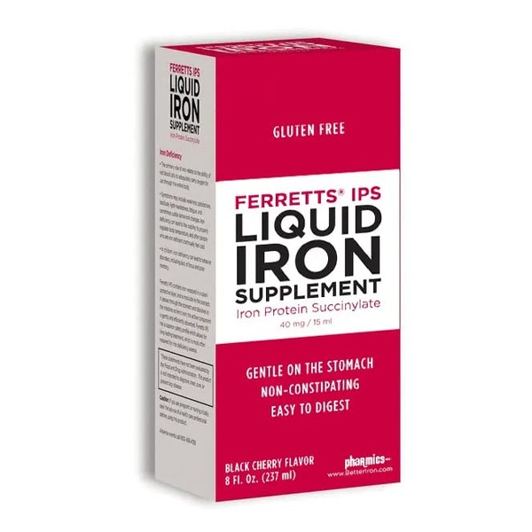 Ferretts IPS Liquid Iron Supplement (Iron Protein Succinylate)