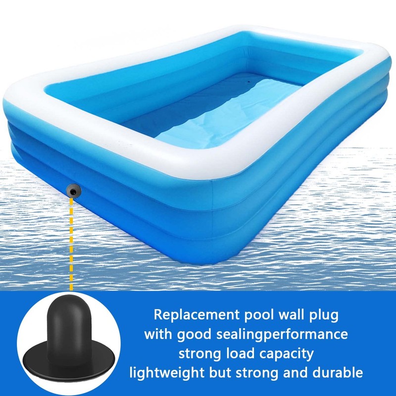 SUBTAVIK 4 Pieces Pool Plug Stopper, Replacement Pool Wall Plugs