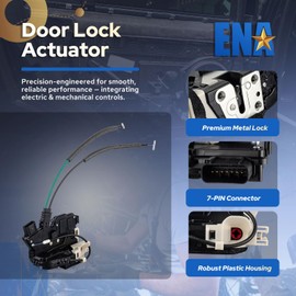ENA Power Door Lock Latch Actuator with Cable Assembly Front Left Driver Side Compatible with Kia Sorento 2011 2012 2013 2014 2015 Replacement for DLA960 813102P000 81310-2P000 937-565 937565