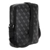 GUESS Torino Double Zip XBody with Vertical Zip Dark Black,