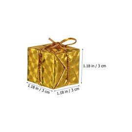 MAGICLULU Box of 60 Christmas Tree Gift Box Mini Christmas Gift Boxes Christmas Tree Decoration for Christmas Party Christmas Tree Pendant Tree Hanging Decorations Christmas Decorations