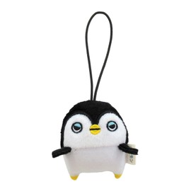 Morisaka Global Petamon Mascot, Penguin, 2.2 x 1.0 x 2.6 inches (5.5 x 2.5 x 6.5 cm), Animal Animal Penguin, Strap, Charm, Cute, Stuffed Toy, Going, Sneaking, Bag or Backpack PETA-0014