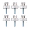 6PCS Hard Top Quick Removal Fastener Thumb Screw with D