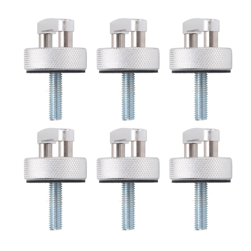 6PCS Hard Top Quick Removal Fastener Thumb Screw with D