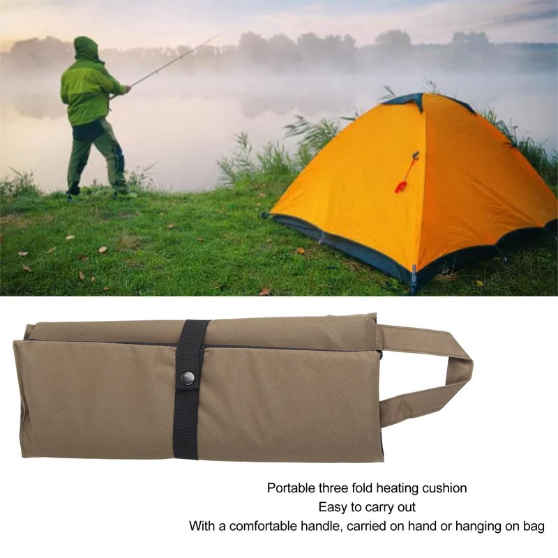 Portable Heated Seat Cushion Outdoor Foldable USB Powered Chair Pad