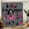 Halloween Shower Curtain Scary Face Funny Ghost Gothic Spooky Party