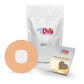 Plaster Patches for Medtronic Simplera Sensor DiaTape Classic myDili Size 20 Pieces
