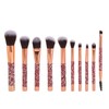 10pcs Makeup Brushes Set Soft Bristles Portable Cosmetics Tool Kits