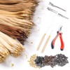 JFFX Hair Extensions Tools, Kits for Micro Link Hair Feather