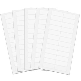 Sajoo 60 Pieces Hair Extension Tape Tabs, Double Sided Replacement Tape Adhesive for Hair Extensions Wigs Supplies (White)