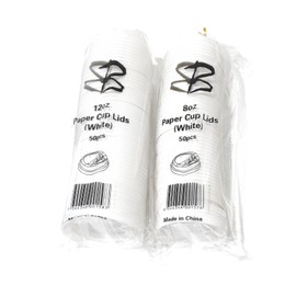 Butterfly Disposable Coffee Cup Lids Small 8oz (250ml) 50 Pack