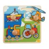 Bigjigs Toys Wooden My First Peg Puzzle Transport - Quality